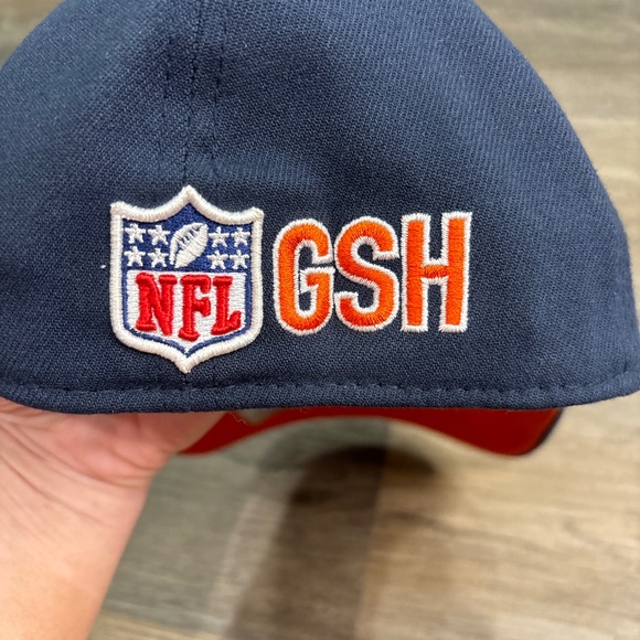 Chicago Bears Hat New Era Small-Medium NFL 3930 Cap Curved‎ Brim Blue - Picture 6 of 9